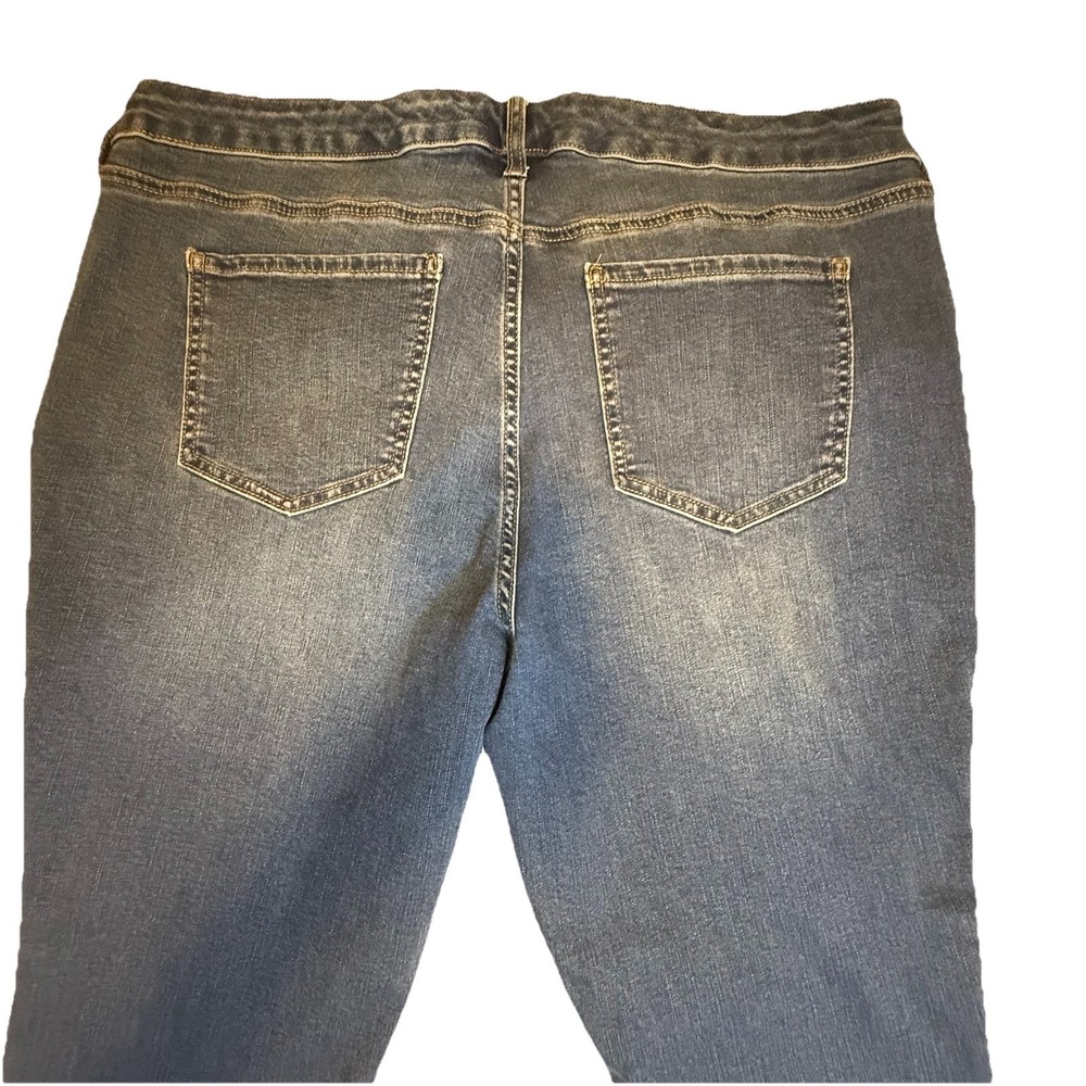 ✨Wonderly Jeans Womens 18W Mid-Rise Skinny Slim Leg Denim Trendy Fitted Plus # - Picture 5 of 10